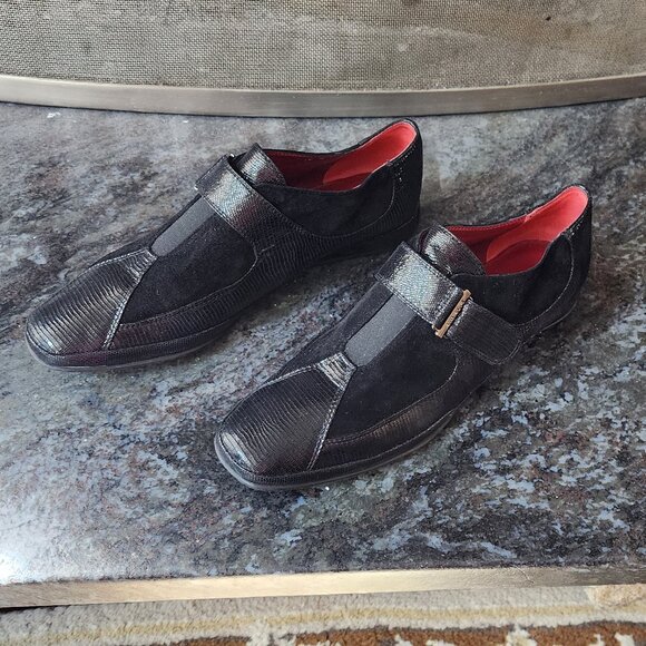 Amalfi By Rangoni Egadi Monk Strap Moccasin Shoes Size 10 - Picture 6 of 16